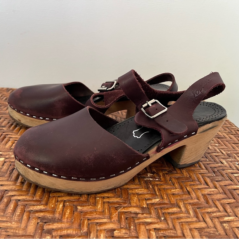 Plum/Aubergine Lotta From Stockholm Clogs euro 39